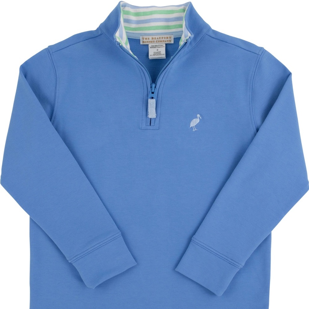 The Beaufort Bonnet Company Blue Kids Pullover